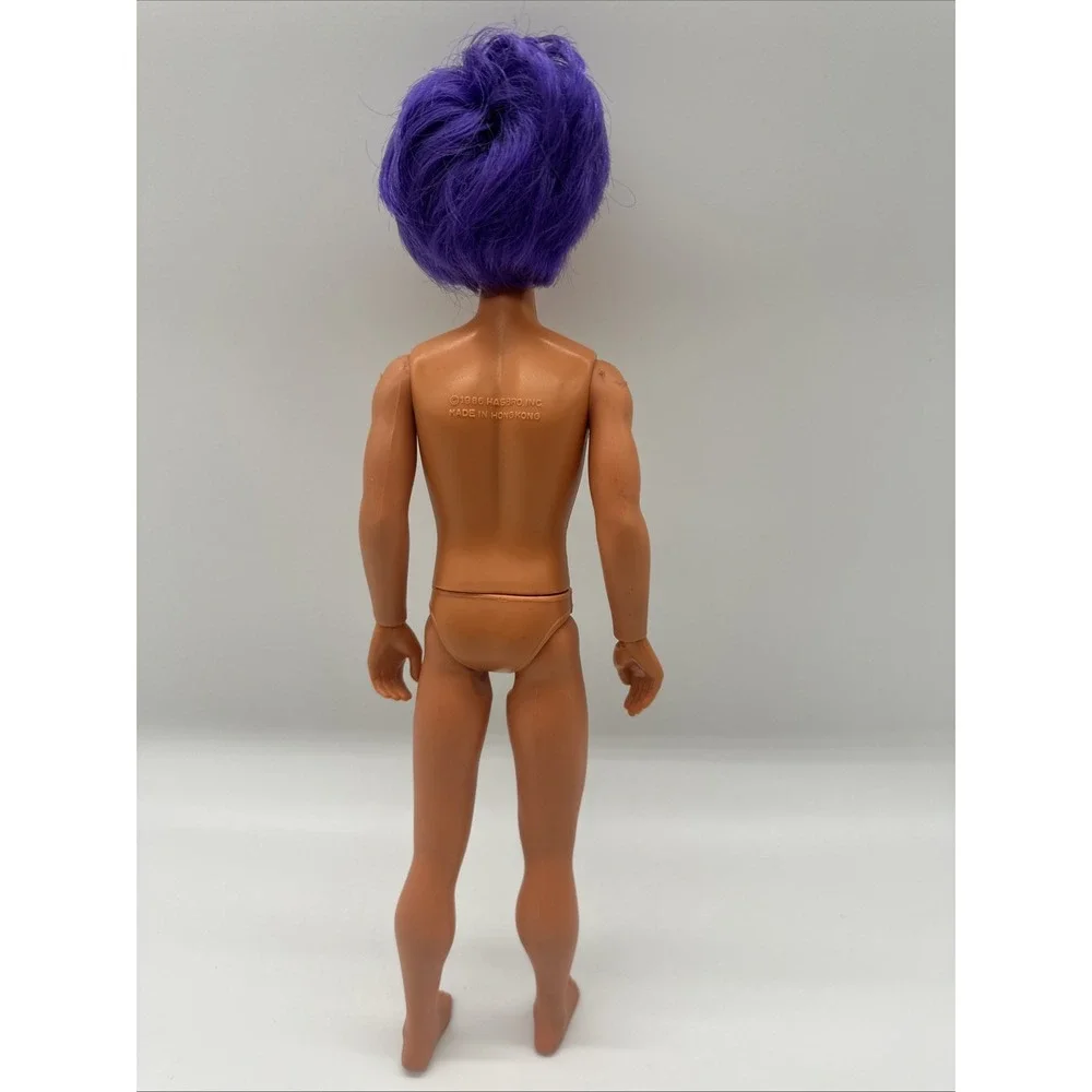 Vintage Jem and The Holograms Rio Doll Hasbro 1986 Purple Hair with Outfit